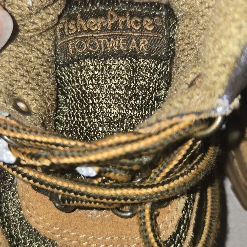Fisher-Price Tan and Black Rugged Boots